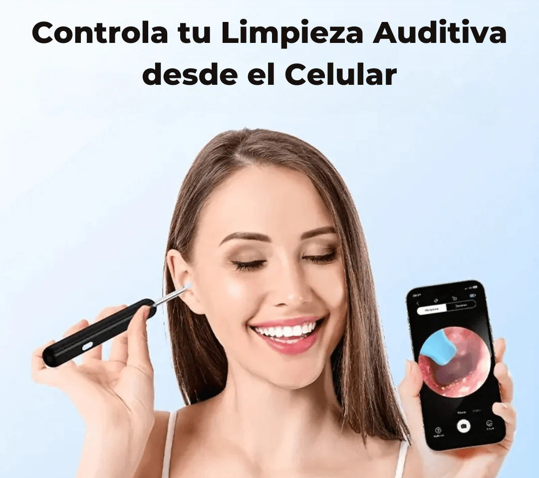 Otoscopio Limpiador Oidos Luz Camara Hd + ¡ENVIO GRATIS!🚚🔥