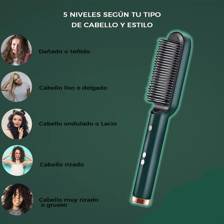 Cepillo Alisador de Cabello Profesional + Envío Gratis